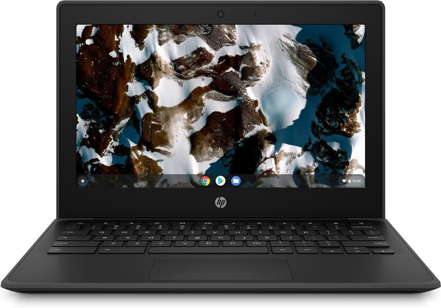 HP Chromebook 11 G9 Intel® Celeron® N4500 29,5 cm (11.6"") Touchscreen HD 4 GB LPDDR4x-SDRAM 64 GB eMMC Wi-Fi 6 (802.11ax) ChromeOS Zwart