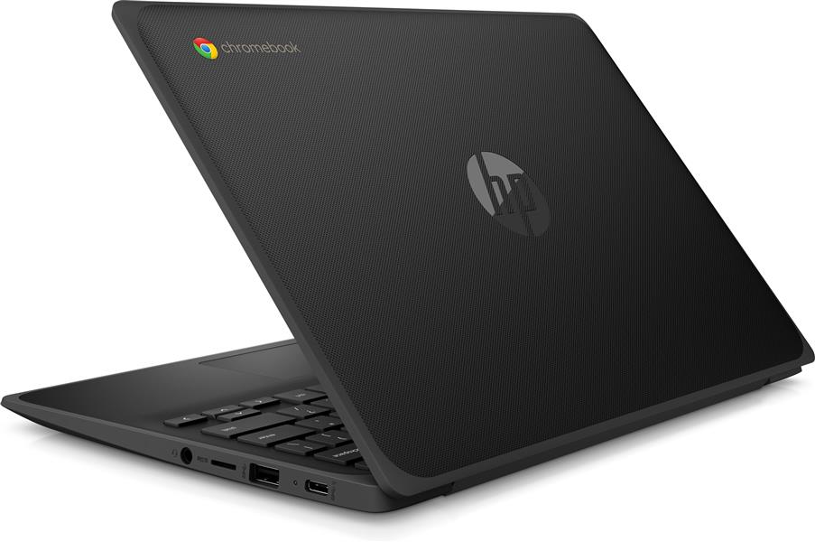 HP Chromebook 11 G9 29,5 cm (11.6"") Touchscreen HD Intel® Celeron® N5100 4 GB LPDDR4x-SDRAM 32 GB eMMC Wi-Fi 6 (802.11ax) ChromeOS Zwart
