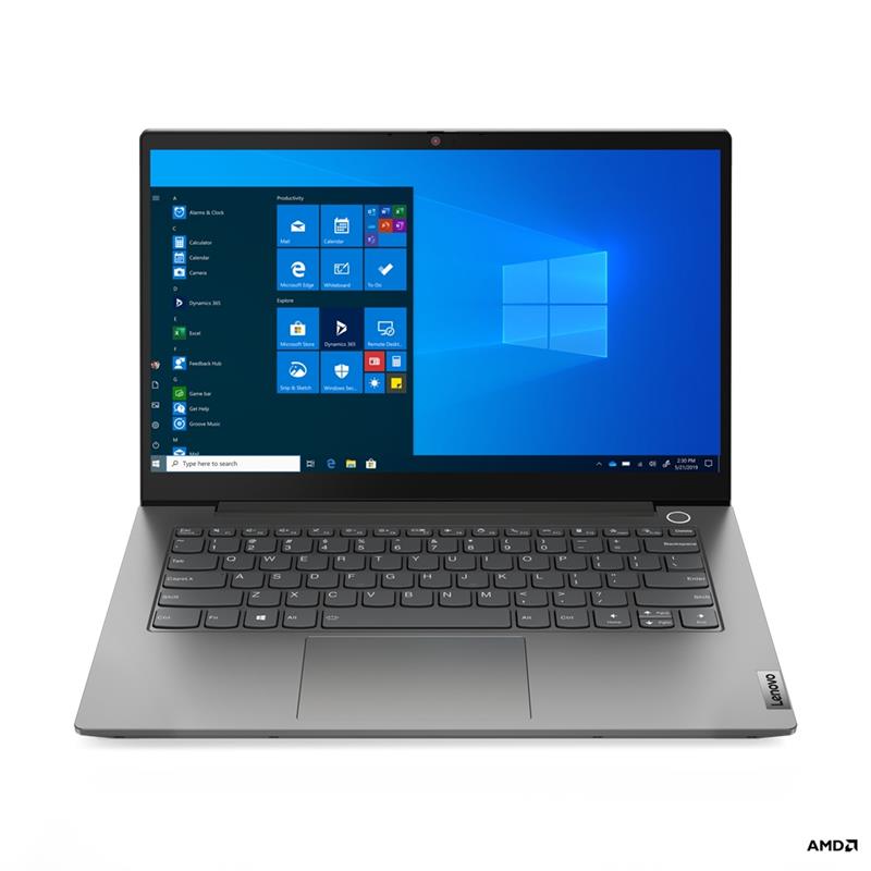 Lenovo ThinkBook 14 Notebook 35,6 cm (14"") Full HD AMD Ryzen™ 5 8 GB DDR4-SDRAM 256 GB SSD Wi-Fi 6 (802.11ax) Windows 10 Pro Grijs