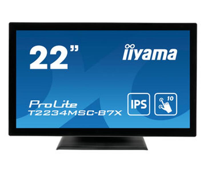 iiyama ProLite T2234MSC-B7X touch screen-monitor 54,6 cm (21.5"") 1920 x 1080 Pixels Multi-touch Zwart