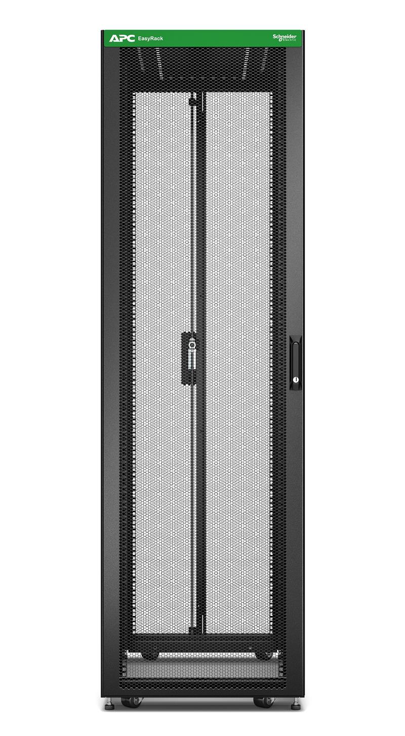 APC NetShelter Easy ER6222 - 42U/HE, 600mm(b) x 1200mm(d) 19"" IT rack, met zijpanelen