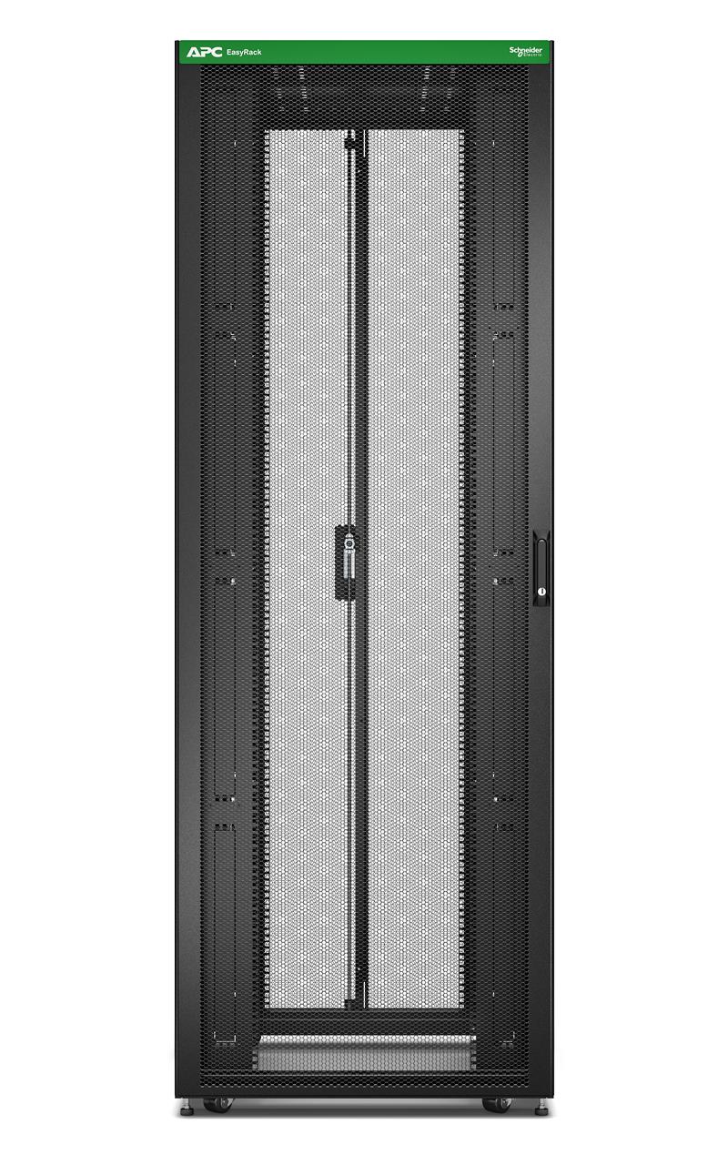 APC NetShelter Easy ER8802 - 48U/HE, 800mm(b) x 1000mm(d) 19"" IT rack, met zijpanelen