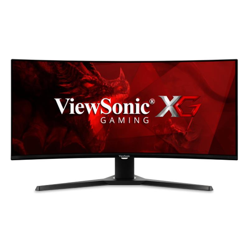 Viewsonic VX Series VX3418-2KPC LED display 86,4 cm (34"") 3440 x 1440 Pixels Wide Quad HD Zwart