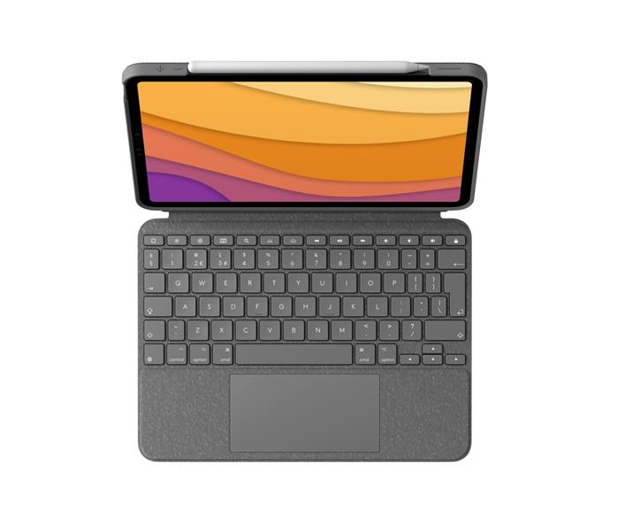 Logitech Combo Touch Grijs Smart Connector QWERTY Scandinavisch