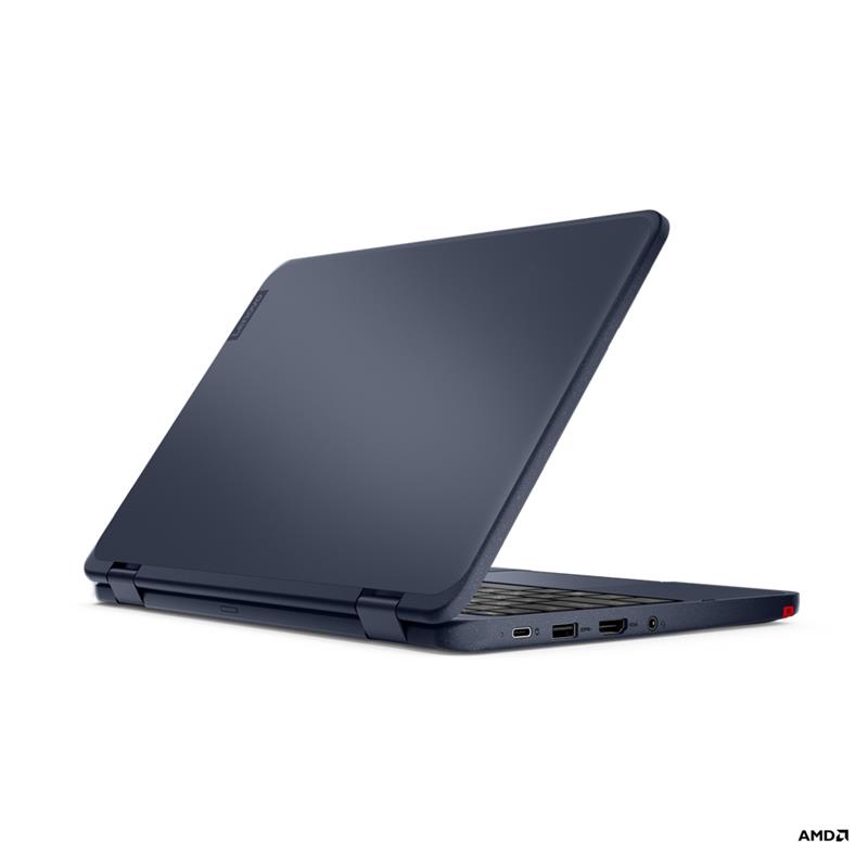 Lenovo 300w 3015e Hybride (2-in-1) 29,5 cm (11.6"") Touchscreen HD 4 GB DDR4-SDRAM 128 GB SSD Wi-Fi 5 (802.11ac) Windows 11 Pro Academic Blauw