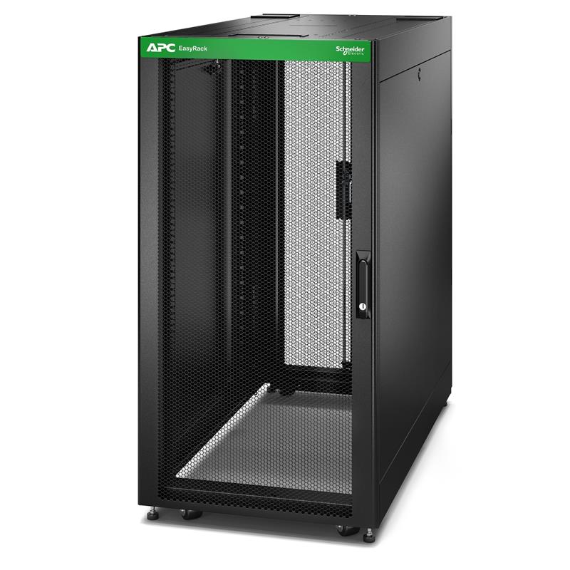 APC NetShelter Easy ER6402 - 24U/HE, 600mm(b) x 1000mm(d) 19"" IT rack, met zijpanelen