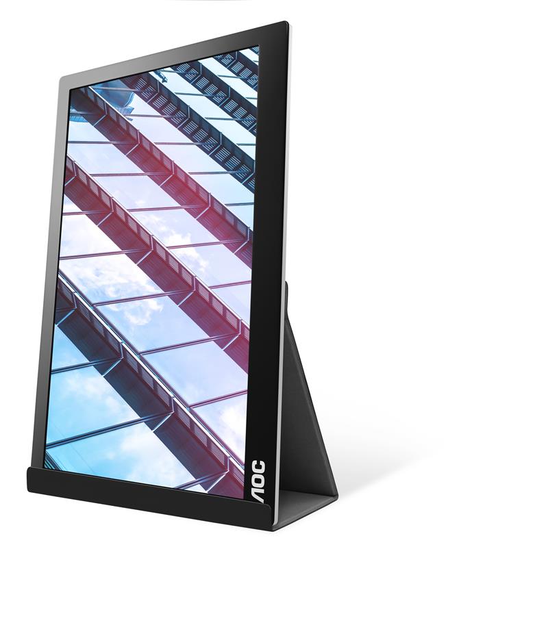 AOC 01 Series I1601P computer monitor 39,6 cm (15.6"") 1920 x 1080 Pixels Full HD LED Zwart