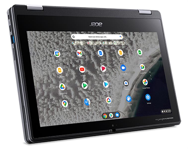 Acer Chromebook R753T-C1XU 29,5 cm (11.6"") Touchscreen HD Intel® Celeron® N N4500 4 GB LPDDR4x-SDRAM 32 GB Flash Wi-Fi 6 (802.11ax) ChromeOS Zwart