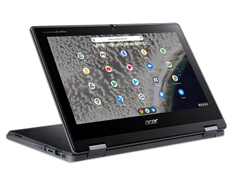 Acer Chromebook R753T-C1XU 29,5 cm (11.6"") Touchscreen HD Intel® Celeron® N N4500 4 GB LPDDR4x-SDRAM 32 GB Flash Wi-Fi 6 (802.11ax) ChromeOS Zwart