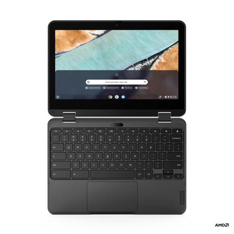 Lenovo 300e Chromebook 29,5 cm (11.6"") Touchscreen HD AMD 3000 4 GB DDR4-SDRAM 32 GB eMMC Wi-Fi 5 (802.11ac) Chrome OS Grijs