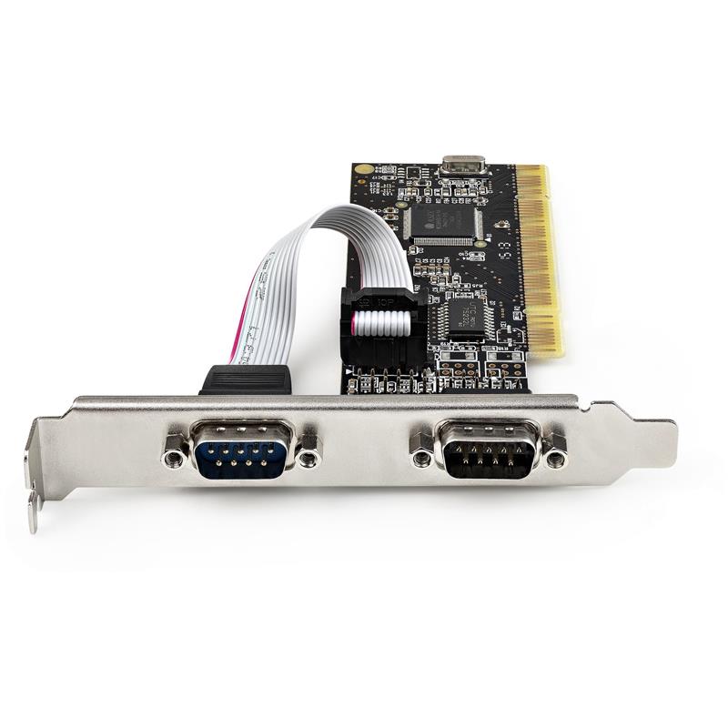 StarTech.com PCI Serial Parallel Combo Card with Dual Serial RS232 Ports (DB9) & 1x Parallel LPT Port (DB25) - PCI Combo Adapter Card - PCI Expansion 