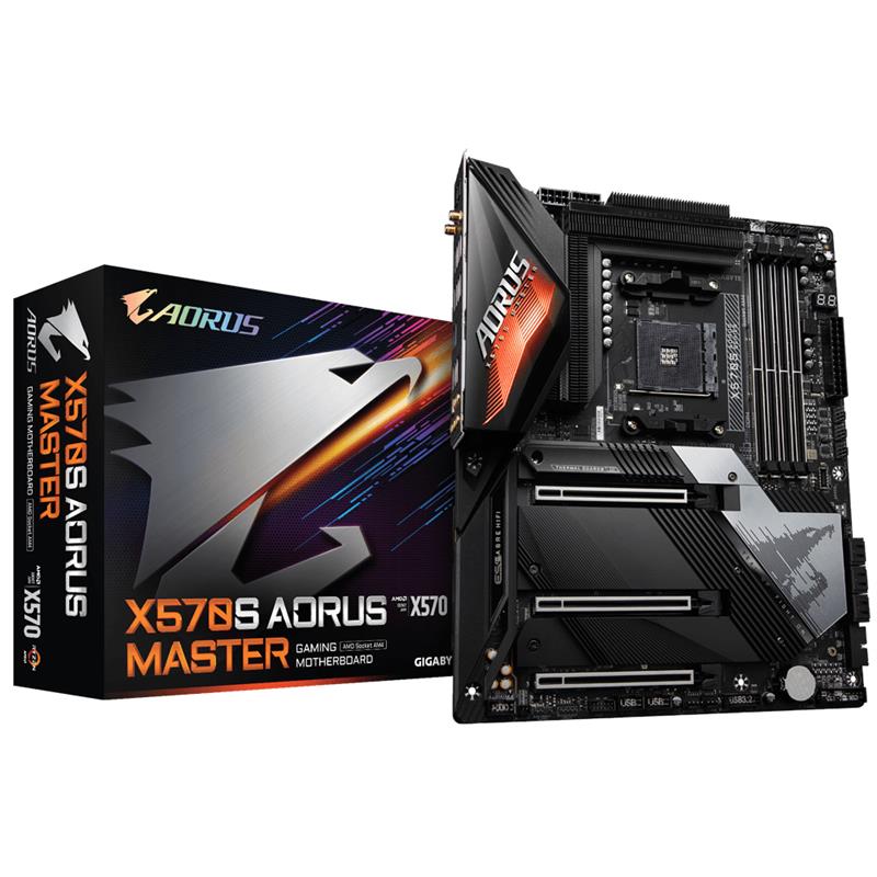 Gigabyte X570S AORUS MASTER moederbord AMD X570 Socket AM4 ATX