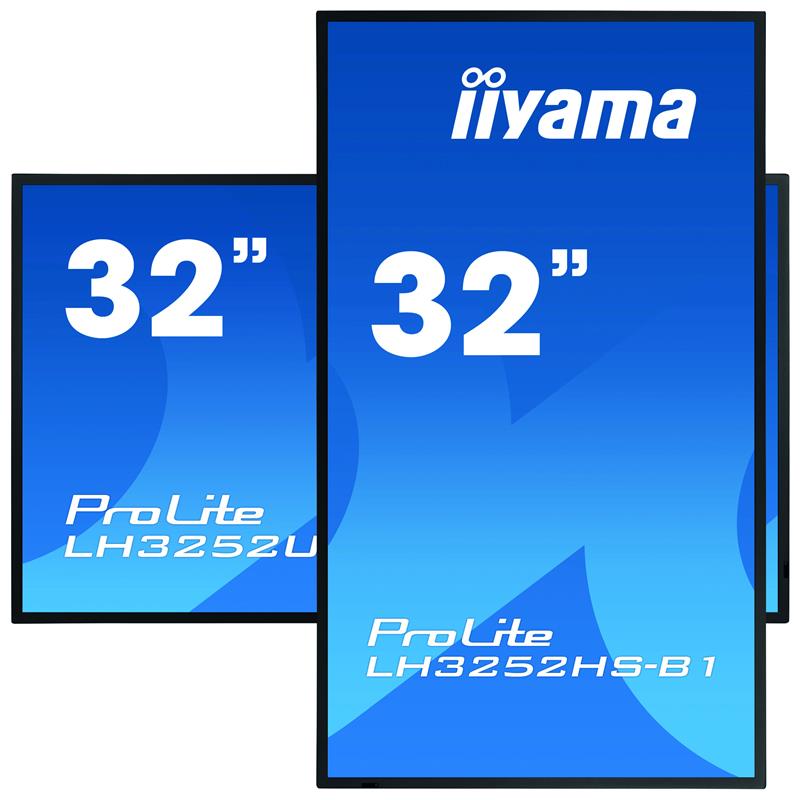 iiyama LH3252HS-B1 beeldkrant Digitale signage flatscreen 80 cm (31.5"") IPS Full HD Zwart Type processor Android 8.0
