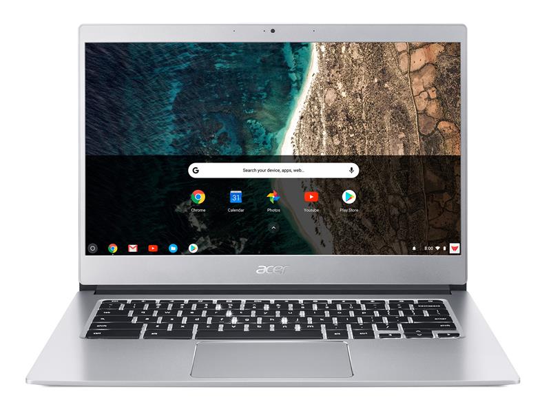 Acer Chromebook 514 CB514-1W-P32X 7505 35,6 cm (14"") Full HD Intel® Pentium® Gold 8 GB LPDDR4x-SDRAM 128 GB SSD Wi-Fi 6 (802.11ax) ChromeOS Grijs