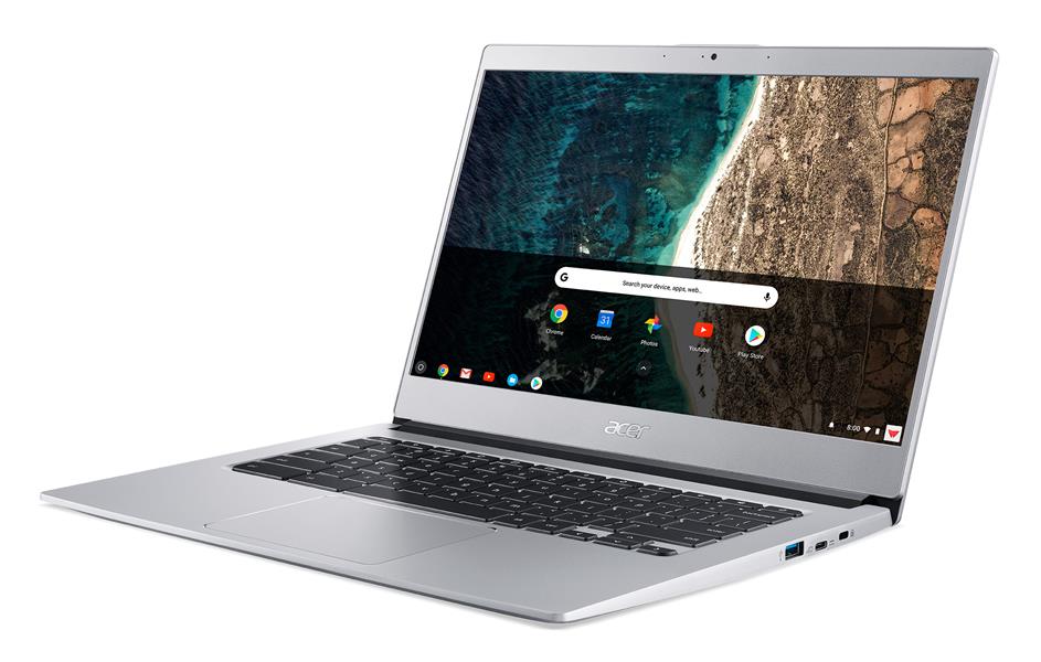 Acer Chromebook 514 CB514-1W-P32X 7505 35,6 cm (14"") Full HD Intel® Pentium® Gold 8 GB LPDDR4x-SDRAM 128 GB SSD Wi-Fi 6 (802.11ax) ChromeOS Grijs