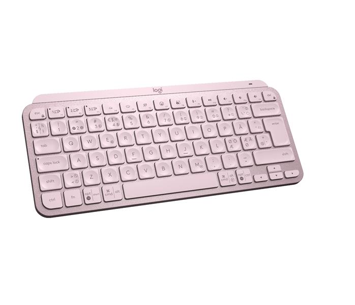 Logitech MX Keys Mini toetsenbord RF-draadloos + Bluetooth QWERTY Scandinavisch Roze