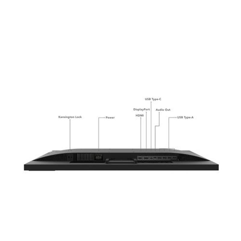 Lenovo L32p-30 80 cm (31.5"") 3840 x 2160 Pixels 4K Ultra HD LED Zwart, Zilver