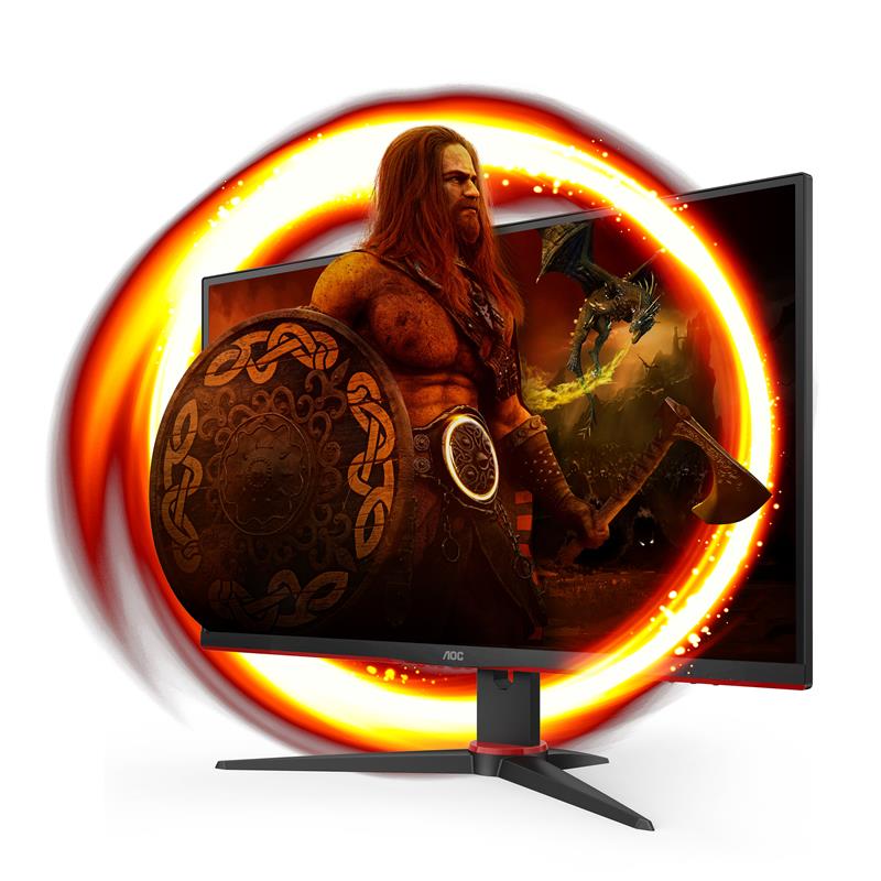 AOC 27G2SAE/BK computer monitor 68,6 cm (27"") 1920 x 1080 Pixels Full HD LED Zwart, Rood