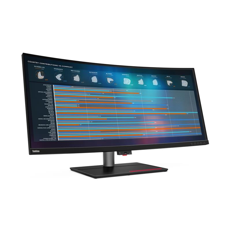 Lenovo ThinkVision P40w-20 100,8 cm (39.7"") 5120 x 2160 Pixels 5K Ultra HD LED Zwart