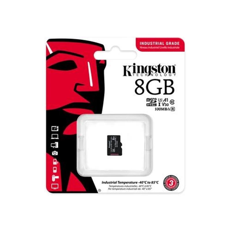 KINGSTON 8GB microSDHC Industrial C10