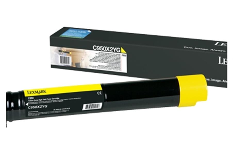 Lexmark C950X2YG tonercartridge Origineel Geel 1 stuk(s)