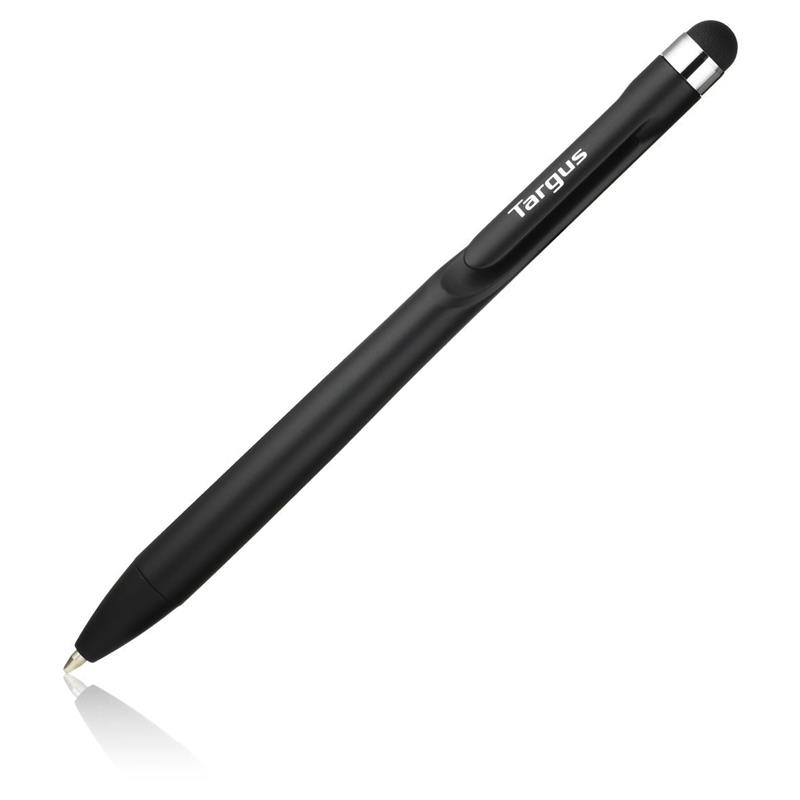 Antimicrobial 2-in-1 Stylus and Pen For Smartphones and Touchscreens - Black
