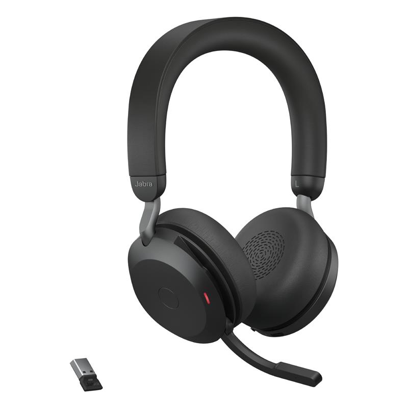 Jabra Evolve2 75 Headset Draadloos Hoofdband Kantoor/callcenter Bluetooth Zwart