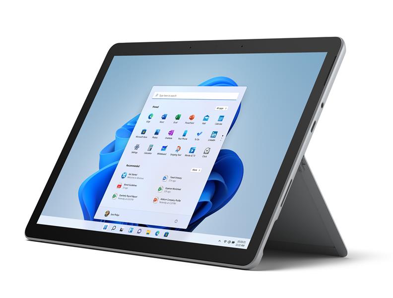 Microsoft Surface Go 3 64 GB 26,7 cm (10.5"") Intel® 10de generatie Core™ i3 4 GB Wi-Fi 6 (802.11ax) Windows 10 Pro Platina