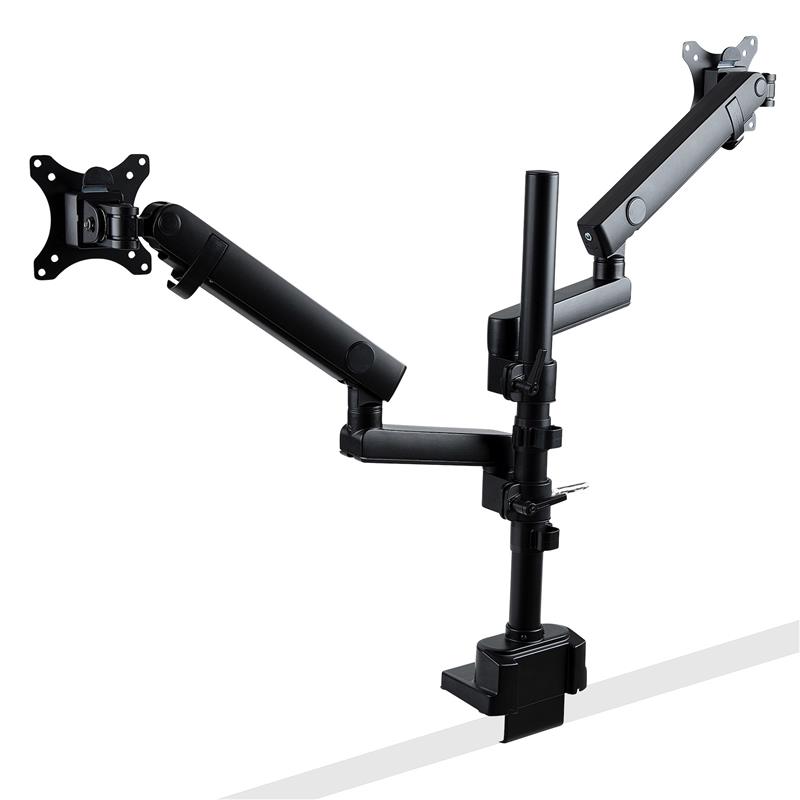 VIVO Dubbele Monitor Bureau Standaard, Vrijstaande LCD Bevestiging