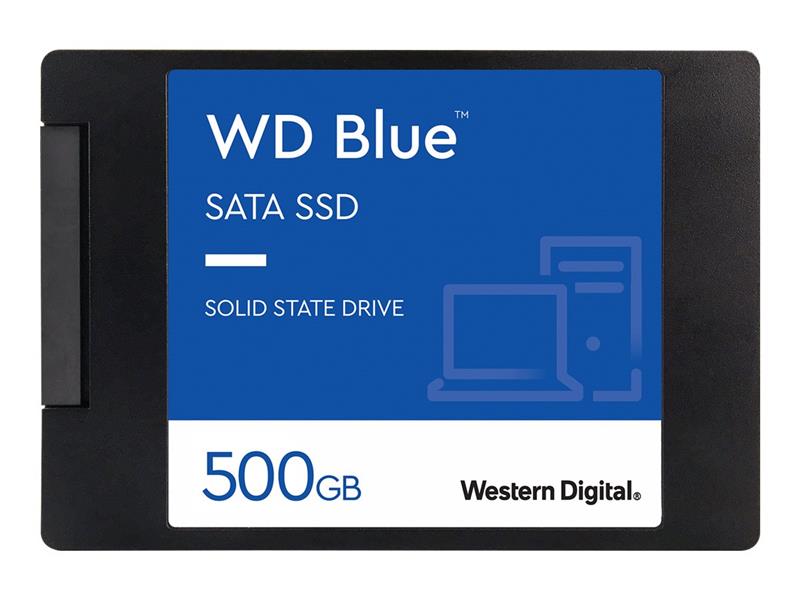 Western Digital BLUE SSD 500GB 2 5 inch SATA3 3D 560 530 MB s 95000 84000 IOPS