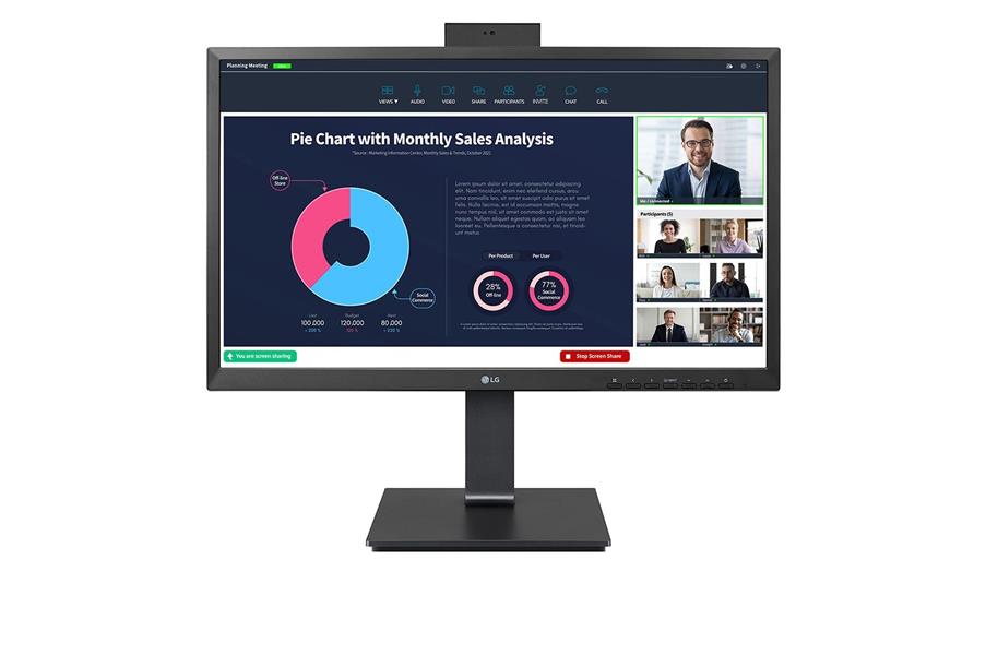 LG 24BP750C-B computer monitor 60,5 cm (23.8"") 1920 x 1080 Pixels Full HD LED Zwart