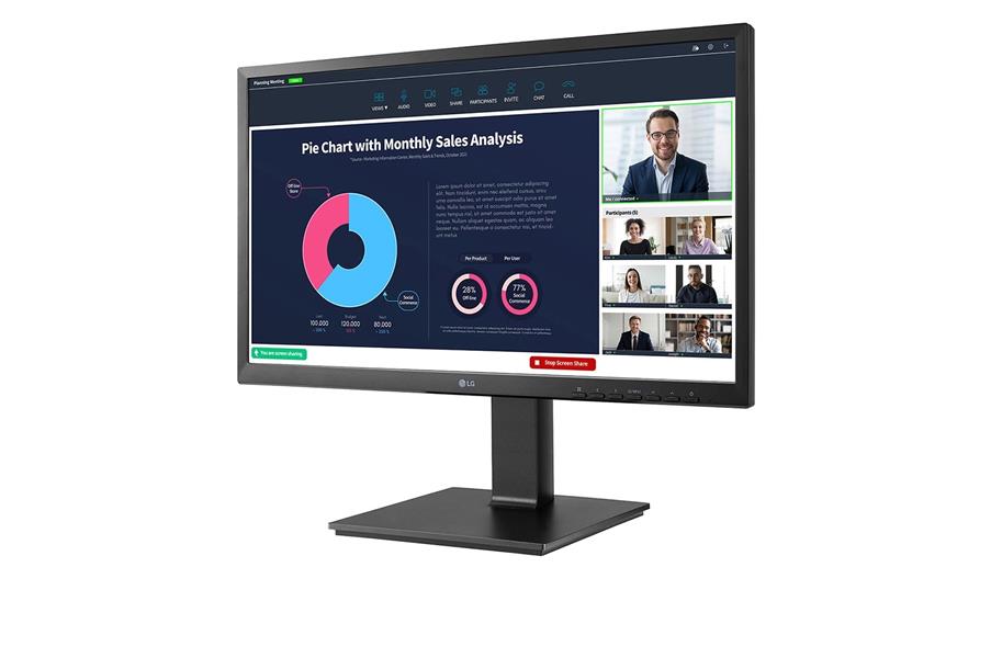 LG 24BP750C-B computer monitor 60,5 cm (23.8"") 1920 x 1080 Pixels Full HD LED Zwart