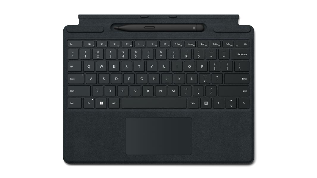Microsoft Surface Pro Signature Keyboard with Slim Pen 2 Zwart Microsoft Cover port QWERTY Engels