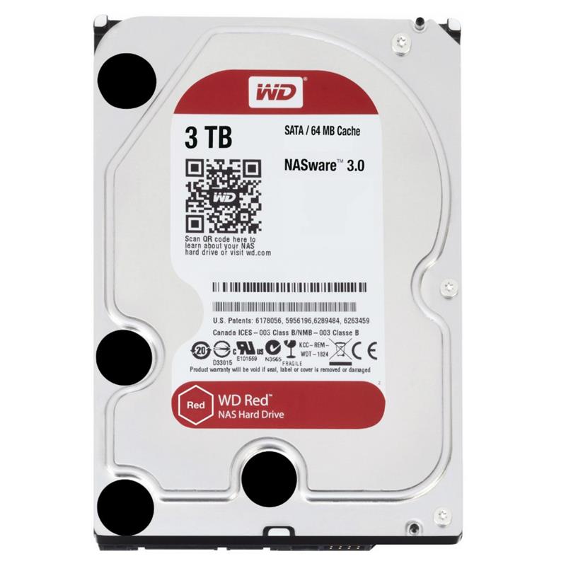 Western Digital SATA 3TB 64MB 5400rpm RED Plus CRM NAS