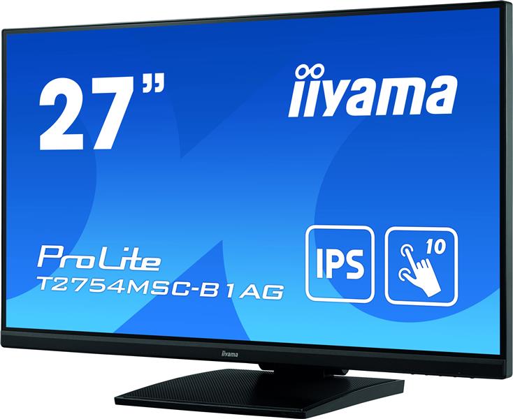 iiyama ProLite T2754MSC-B1AG touch screen-monitor 68,6 cm (27"") 1920 x 1080 Pixels Multi-touch Multi-gebruiker Zwart