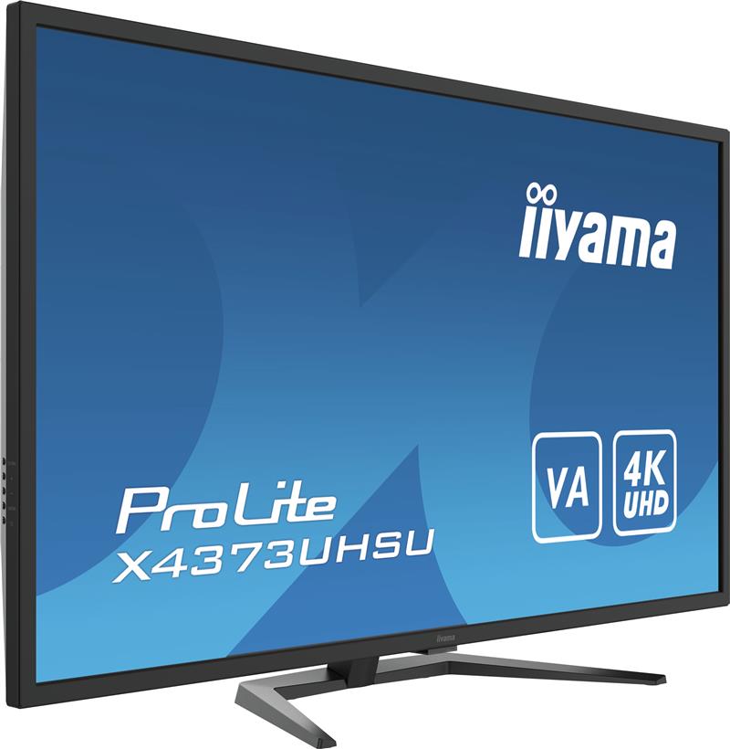 iiyama ProLite X4373UHSU-B1 computer monitor 108 cm (42.5"") 3840 x 2160 Pixels 4K Ultra HD Zwart