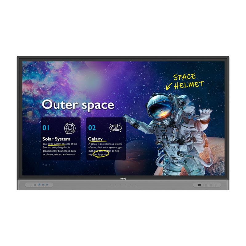 Benq RM6503 interactive whiteboards & accessories 165,1 cm (65"") 3840 x 2160 Pixels Touchscreen Zwart