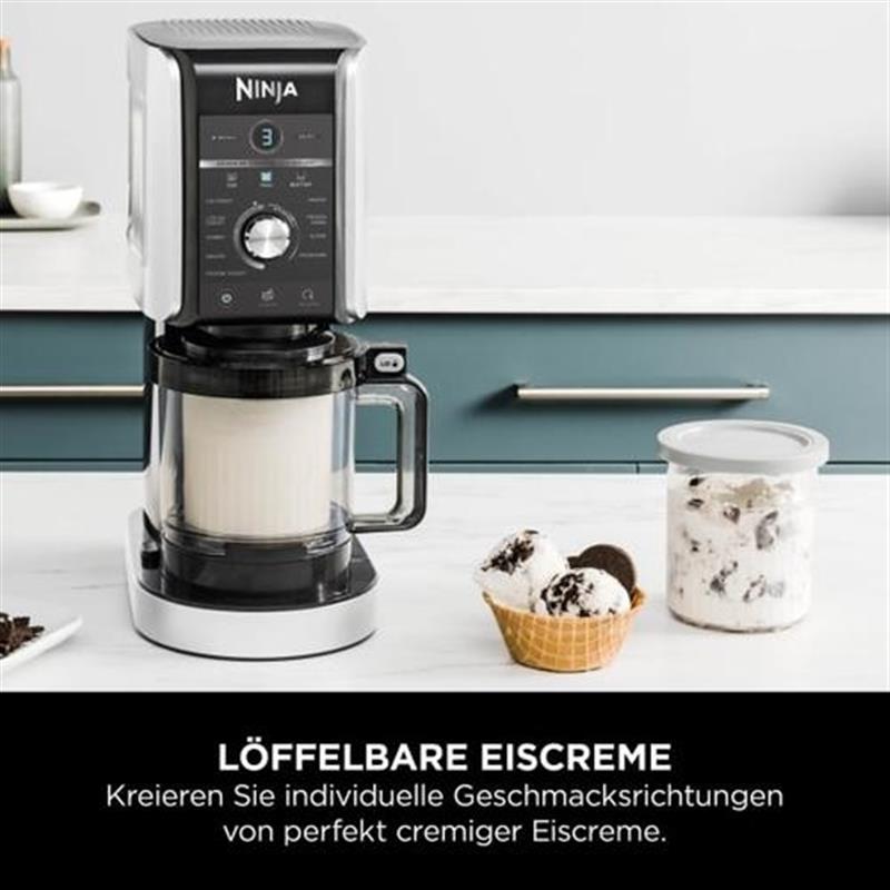 Ninja CREAMi Deluxe Milkshakemaker 0 709 l Zwart Grijs