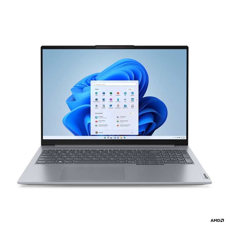 Lenovo ThinkBook 16 Laptop 40,6 cm (16"") WUXGA AMD Ryzen™ 5 PRO 7530U 16 GB DDR4-SDRAM 512 GB SSD Wi-Fi 6 (802.11ax) Windows 11 Pro Grijs