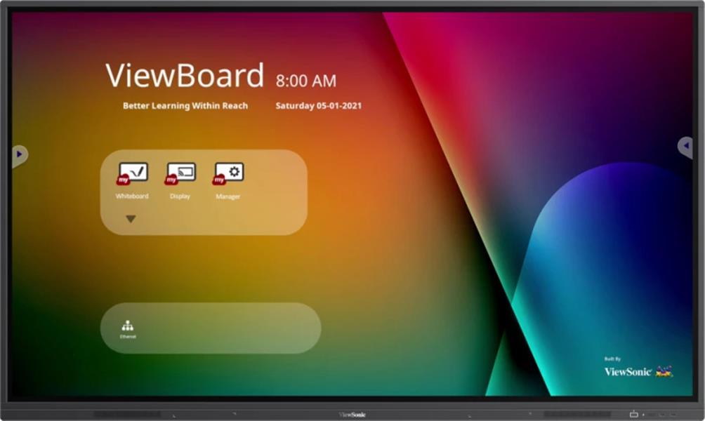 ViewBoard 32serie touchscreen - 86inch - 4K - Android 9 0 - PCAP 350 nits - incl camera mic - 2x10W
