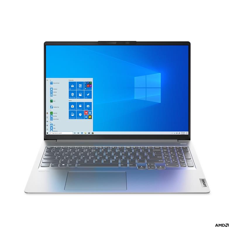 Lenovo IdeaPad 5 Pro 5600H Notebook 40,6 cm (16"") WQXGA AMD Ryzen™ 5 16 GB DDR4-SDRAM 512 GB SSD Wi-Fi 6 (802.11ax) Windows 11 Home Grijs