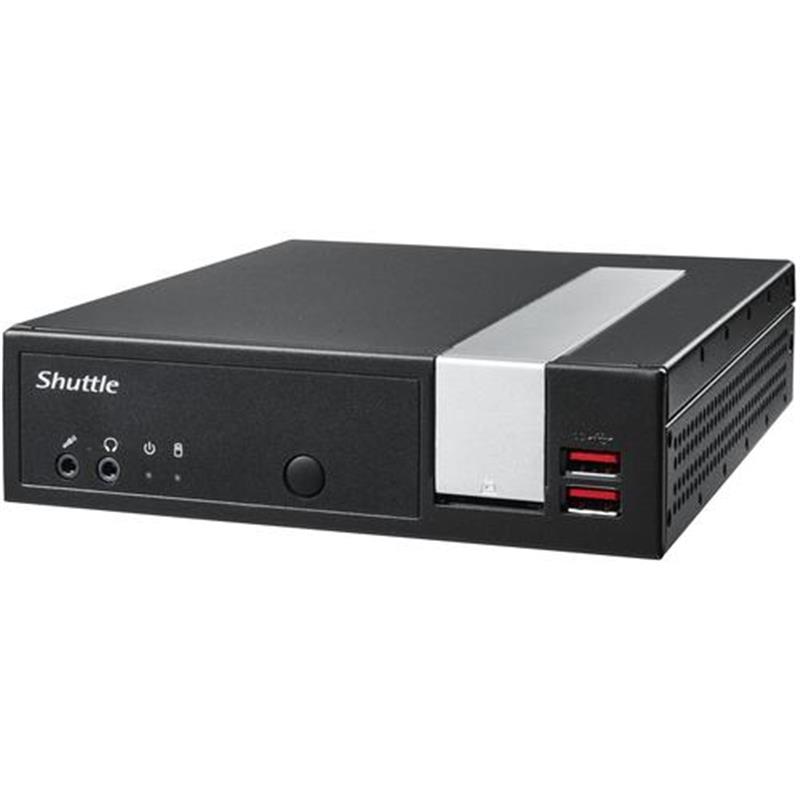 Shuttle XP? slim DL20N6 1,35L maat pc Zwart Intel SoC BGA 1090 N6005 2 GHz