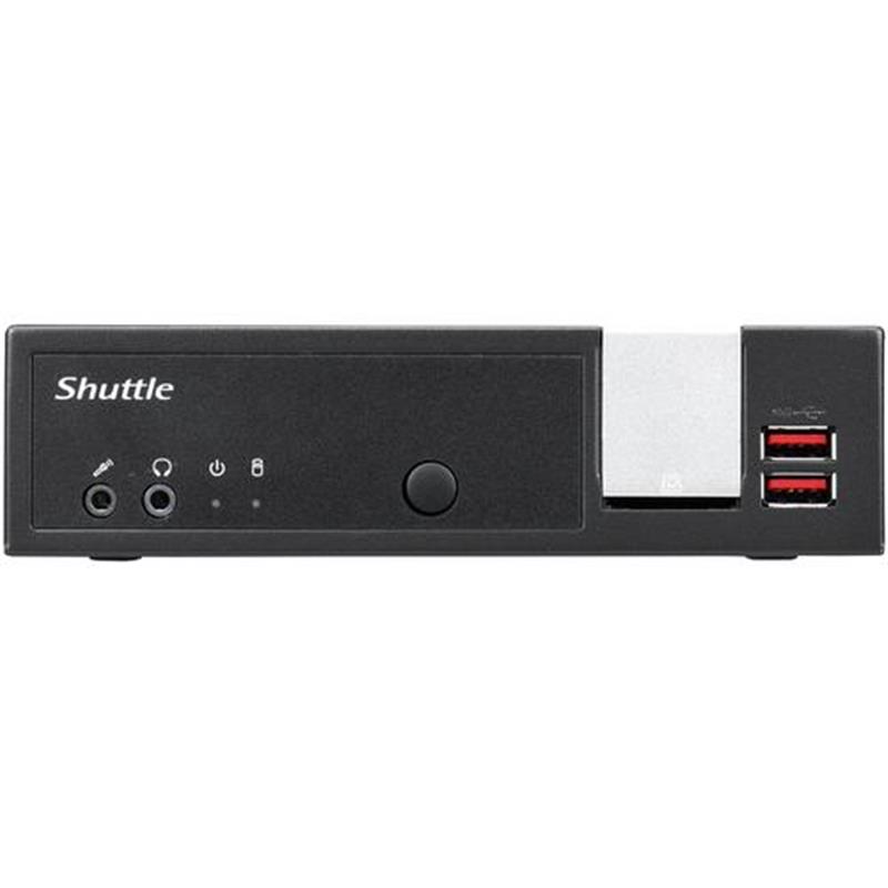 Shuttle XP? slim DL20N6 1,35L maat pc Zwart Intel SoC BGA 1090 N6005 2 GHz