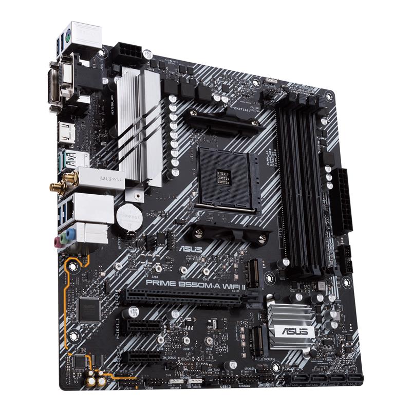 ASUS PRIME B550M-A WIFI II AMD B550 Socket AM4 micro ATX