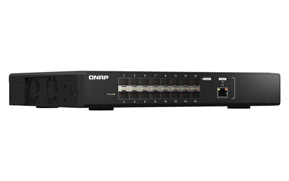 QNAP QSW-M5216-1T netwerk-switch Managed L2 10G Ethernet (100/1000/10000) Zwart