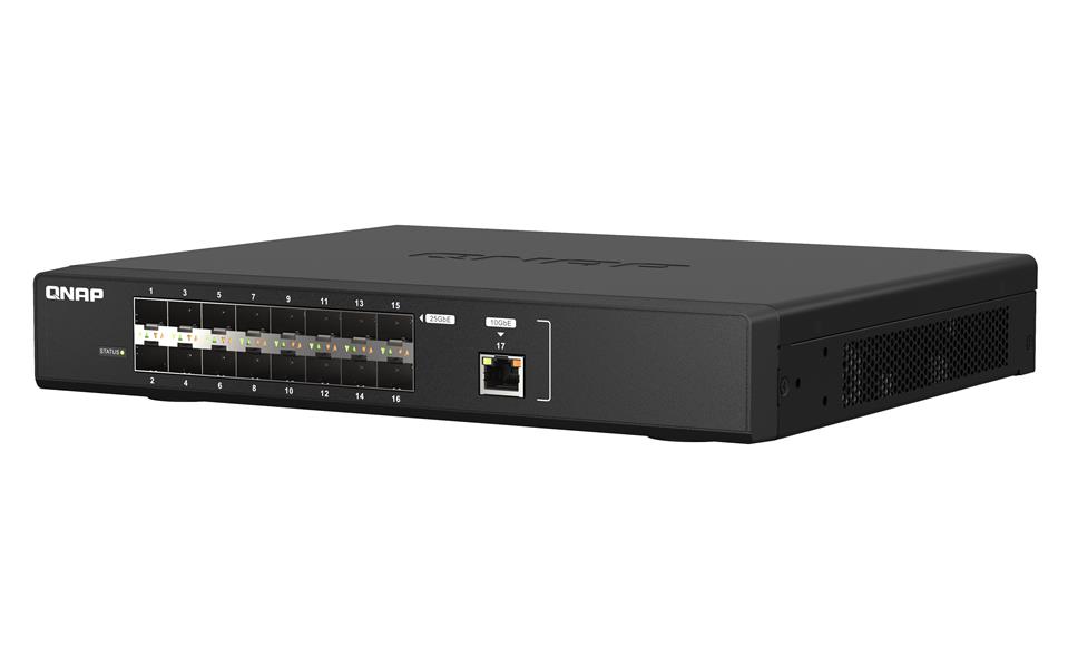 QNAP QSW-M5216-1T netwerk-switch Managed L2 10G Ethernet (100/1000/10000) Zwart
