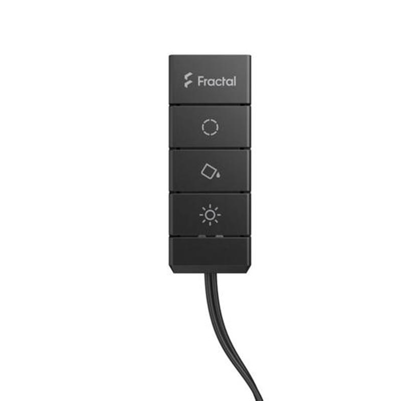 Fractal Design Adjust 2 RGB controller Black hardware ARGB controller 12 color modes 9 pulse motion effects 5V Adressable RGB 3 pin