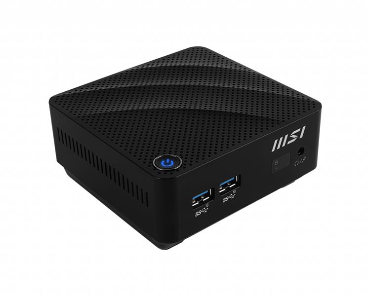 MSI Cubi N JSL-042EU DDR4-SDRAM N6000 mini PC Intel® Pentium® Silver 4 GB 128 GB SSD Windows 11 Pro Zwart