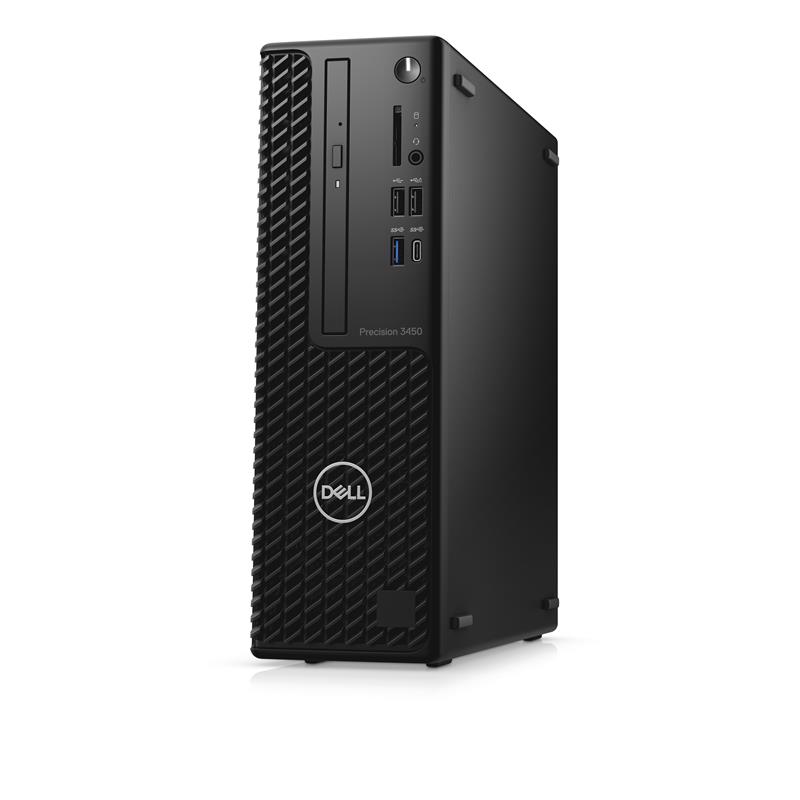 DELL Precision 3450 DDR4-SDRAM i7-10700 SFF Intel® Core™ i7 16 GB 512 GB SSD Windows 10 Pro Workstation Zwart