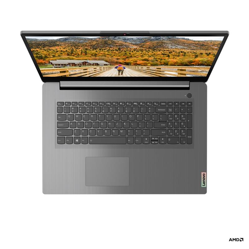 Lenovo IdeaPad 3 5700U Notebook 43,9 cm (17.3"") Full HD AMD Ryzen™ 7 8 GB DDR4-SDRAM 512 GB SSD Wi-Fi 6 (802.11ax) Windows 11 Home Grijs